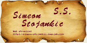 Simeon Stojankić vizit kartica